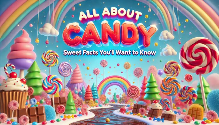 All About Candy! Sweet Facts And Fun History for Kids